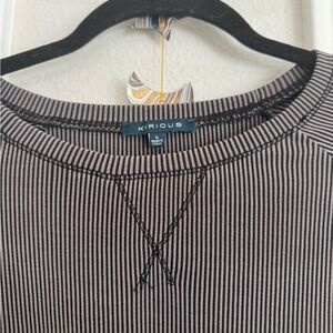 Kirious Striped Long Sleeve Top